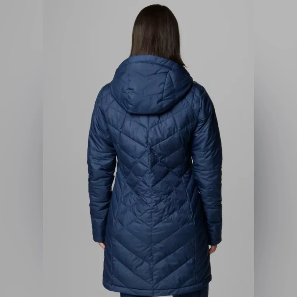 Columbia Women's Deep Blue Quilted Puffer Coat - Picture 2 of 6